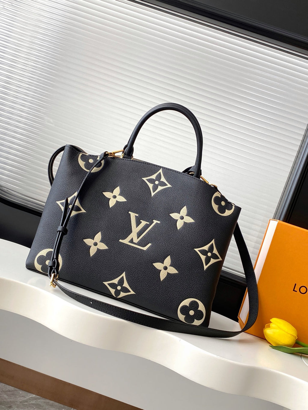 Louis Vuitton On The Go Navy Blue