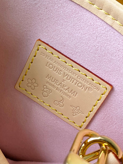 nano bucket bag: Takashi Murakami Sakura Series Handbag