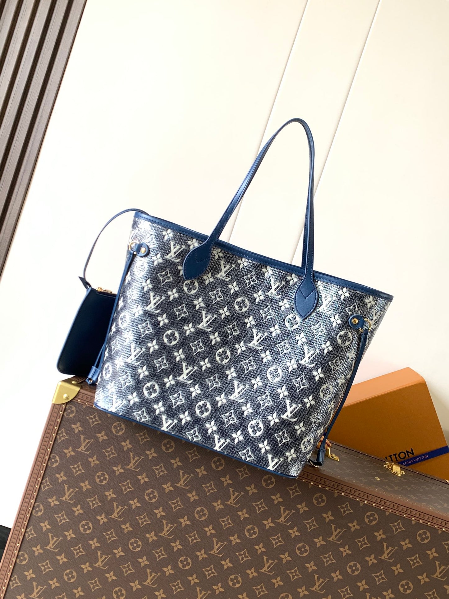 Neverfull Black Denim