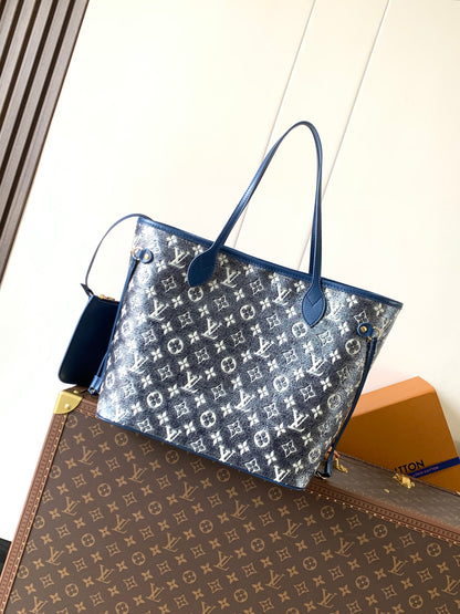 Neverfull Black Denim