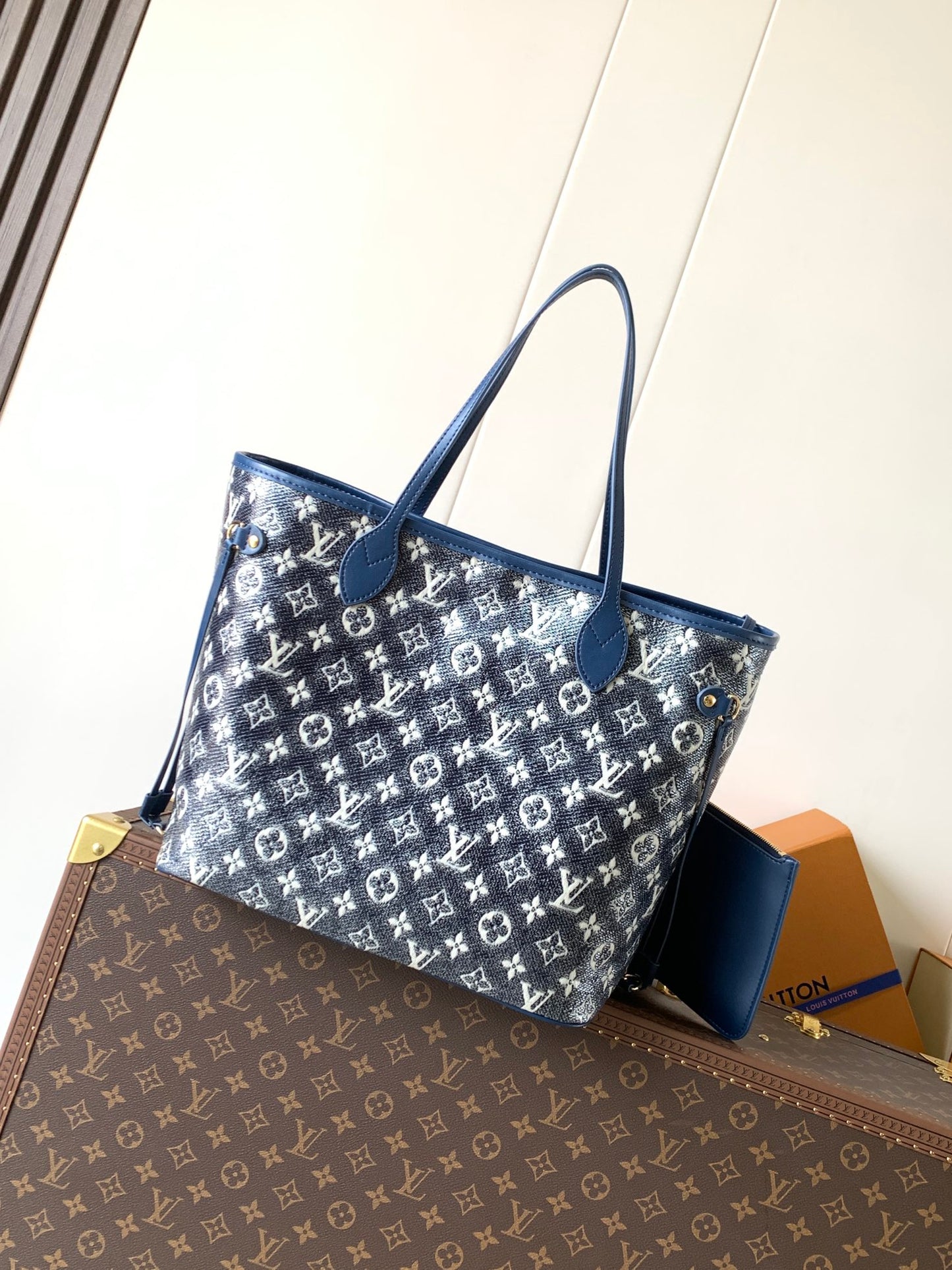 Neverfull Black Denim