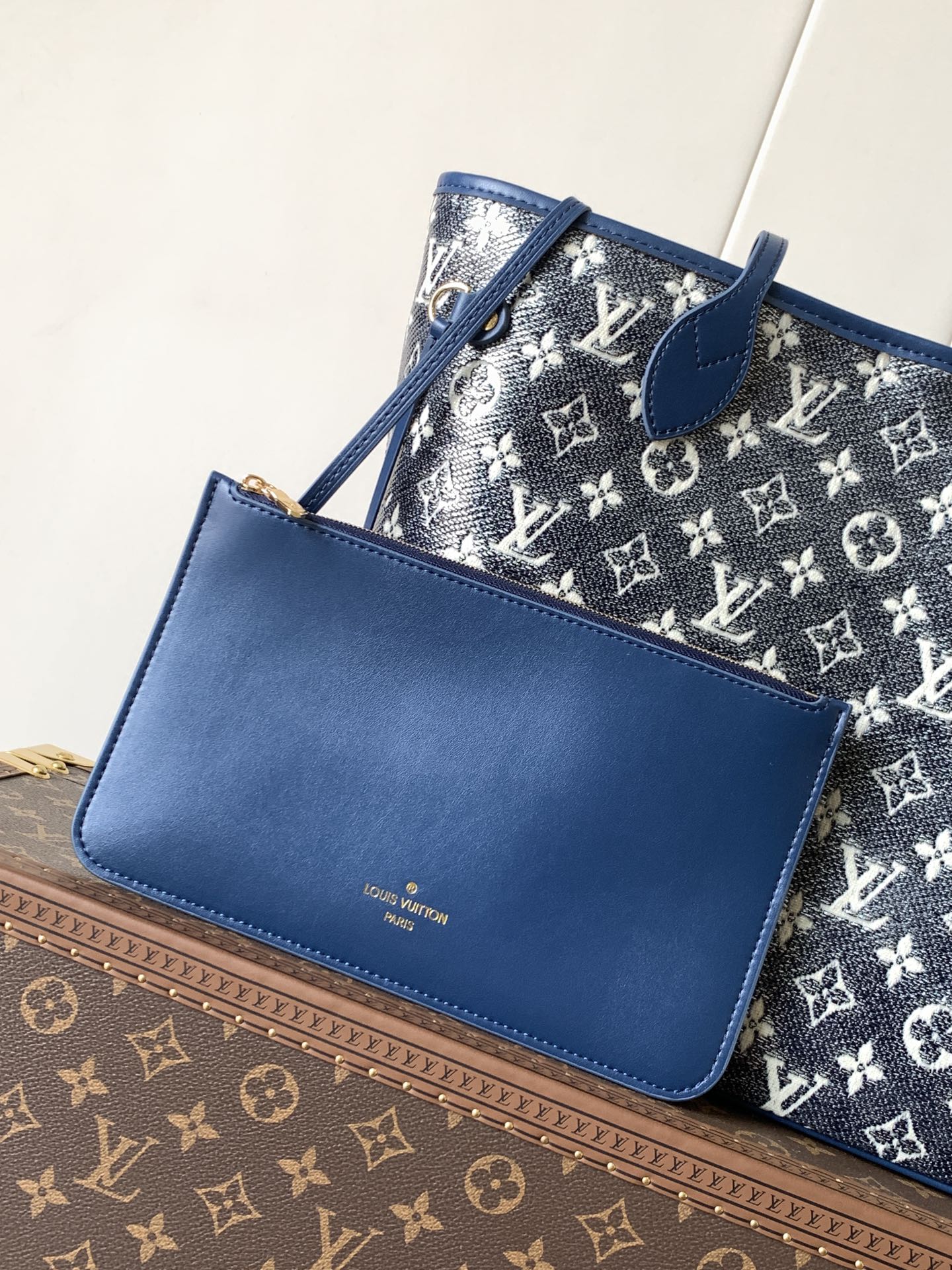 Neverfull Black Denim