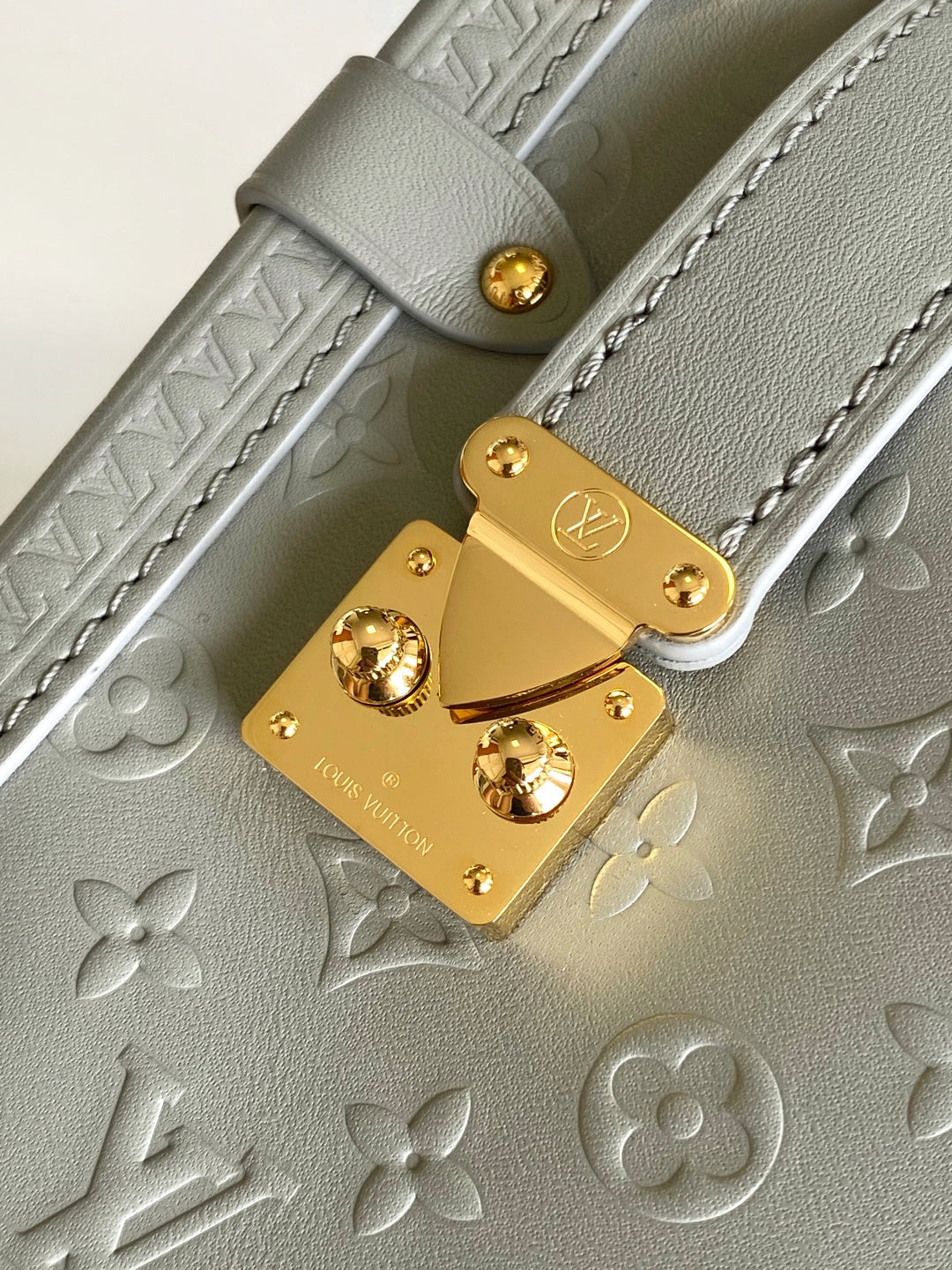 Side Trunk Denim Handbag