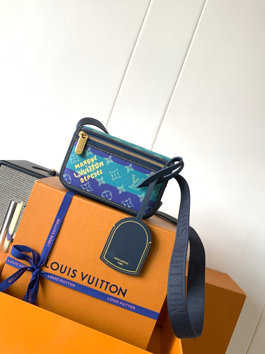 SS25 Blue Crossbody Bag