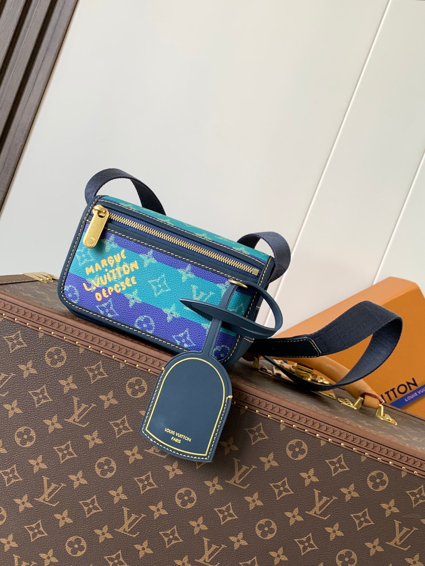 SS25 Blue Crossbody Bag