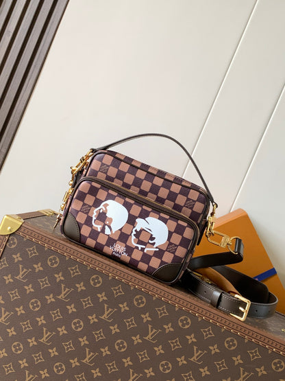 Nigo Collaboration Checkered Camera Bag