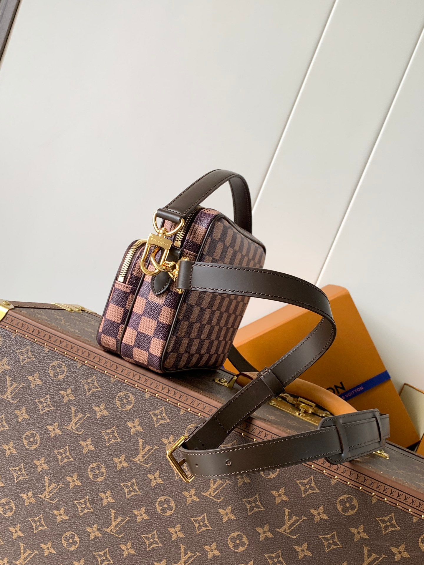 Nigo Collaboration Checkered Camera Bag