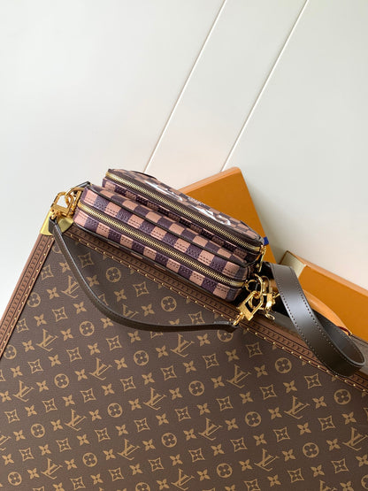 Nigo Collaboration Checkered Camera Bag
