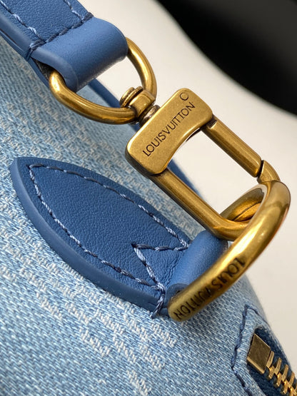 LOUIS VUITTON Speed 18 BlueDenim Bag