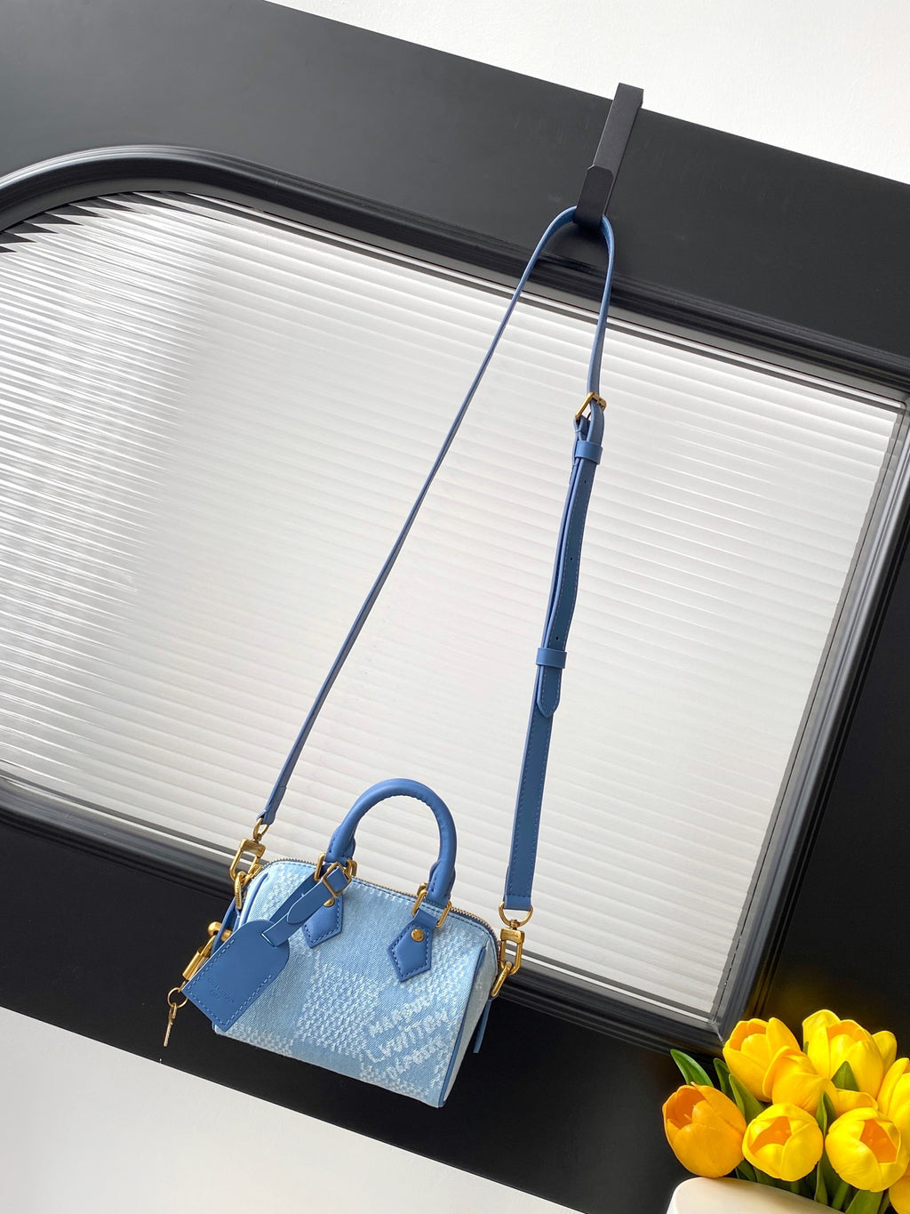 LOUIS VUITTON Speed 18 BlueDenim Bag