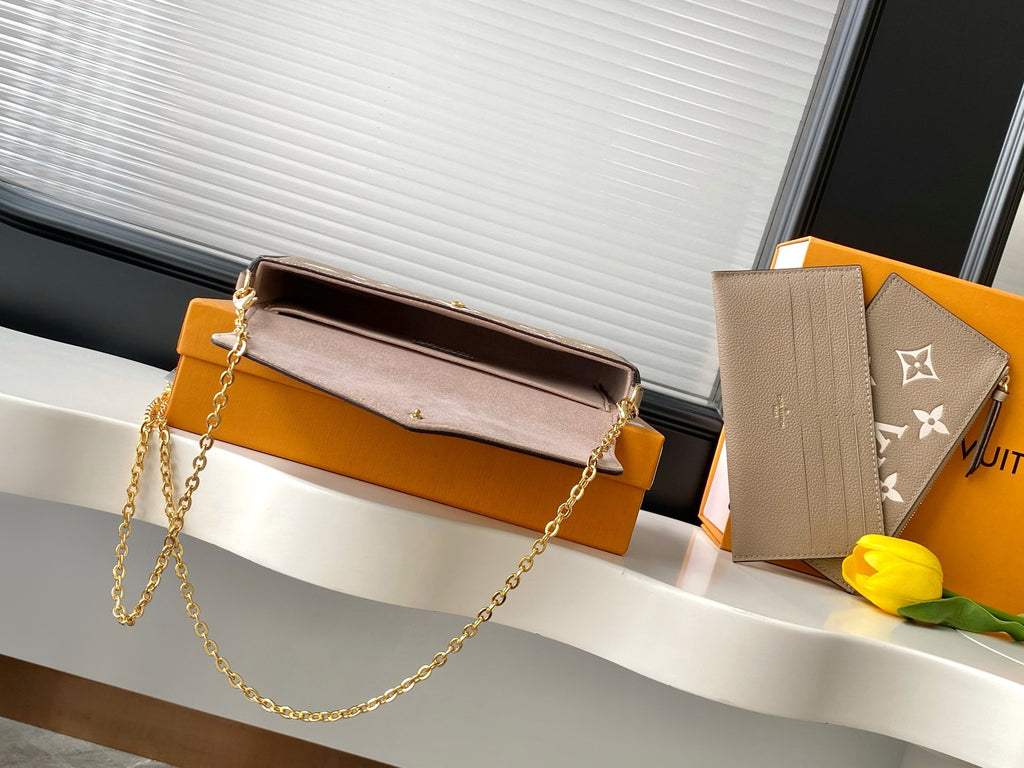 Louis Vuitton Felicie Pochette 3-in-1 Chain Bag