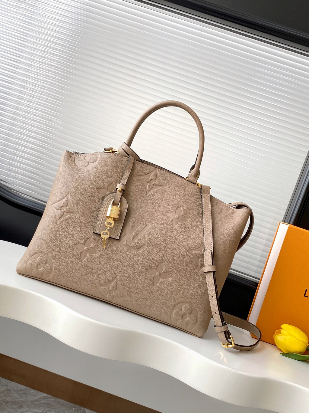 Louis Vuitton On The Go Navy Blue