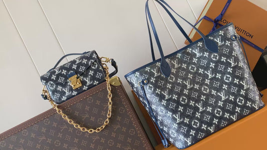 Neverfull Black Denim